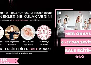 6-12 Yaş Seviyeli Bale Temel Eğitim Fiyatları – Erken Kayıtta %50 İndirim